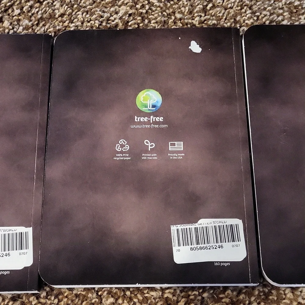Tree Free Heart Design Notebooks